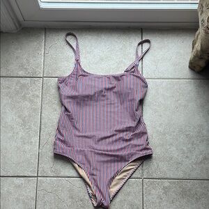 Old Navy Red and Blue One Piece Swimsuit